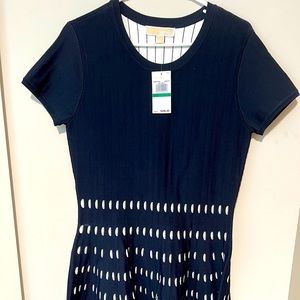 Brand new with tags Michael Kors navy/white dress